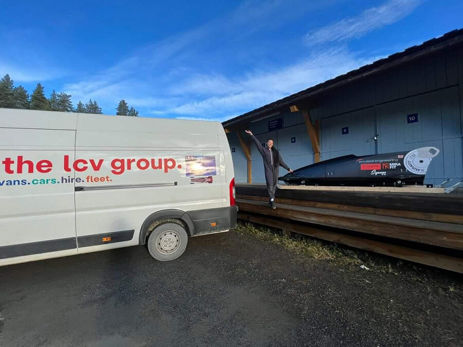 the lcv group backs bobsleigh Mica Moore in her goals to compete at the Winter Olympics in Milan