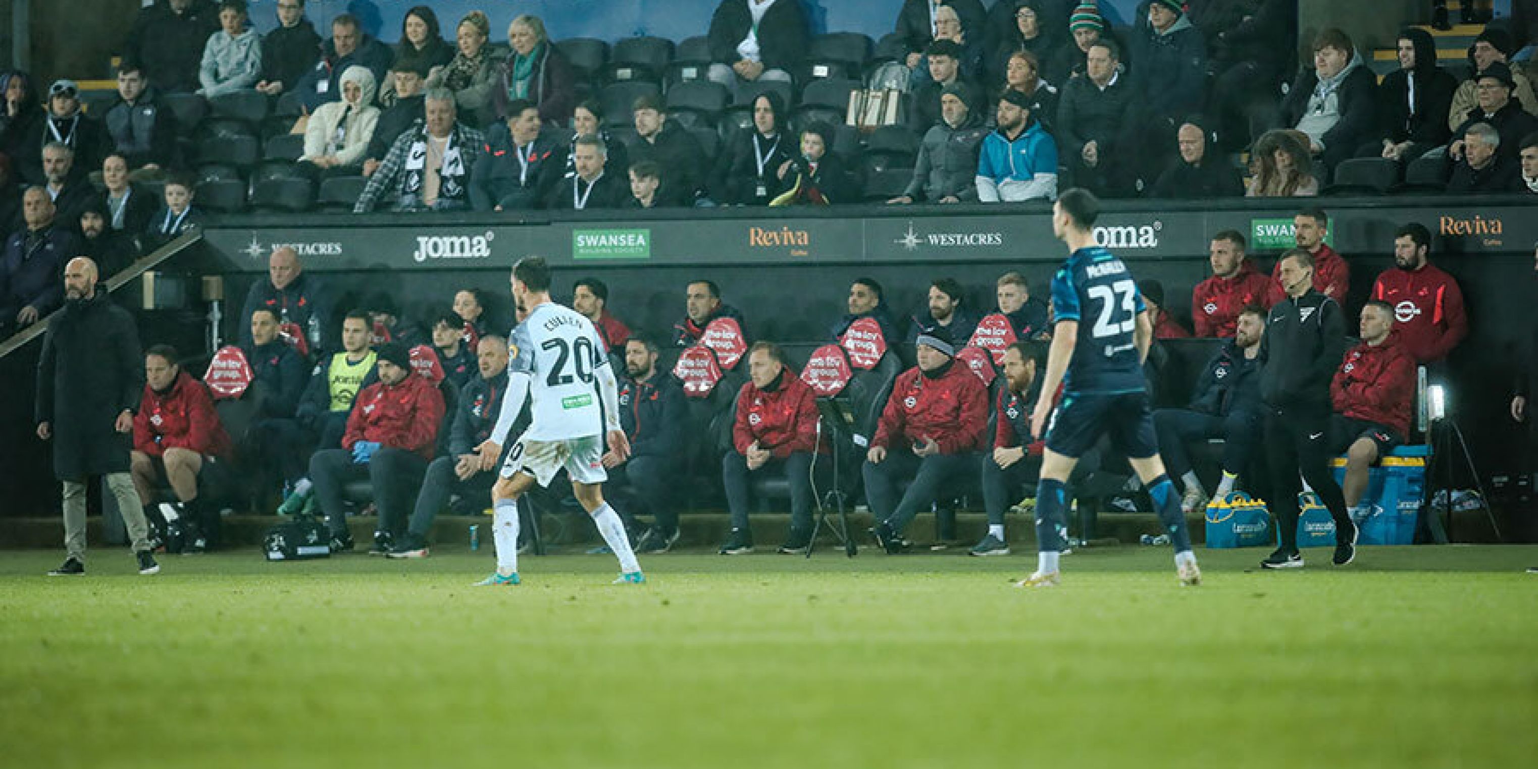 The lcv group and Swansea City: Partners on and off the pitch.